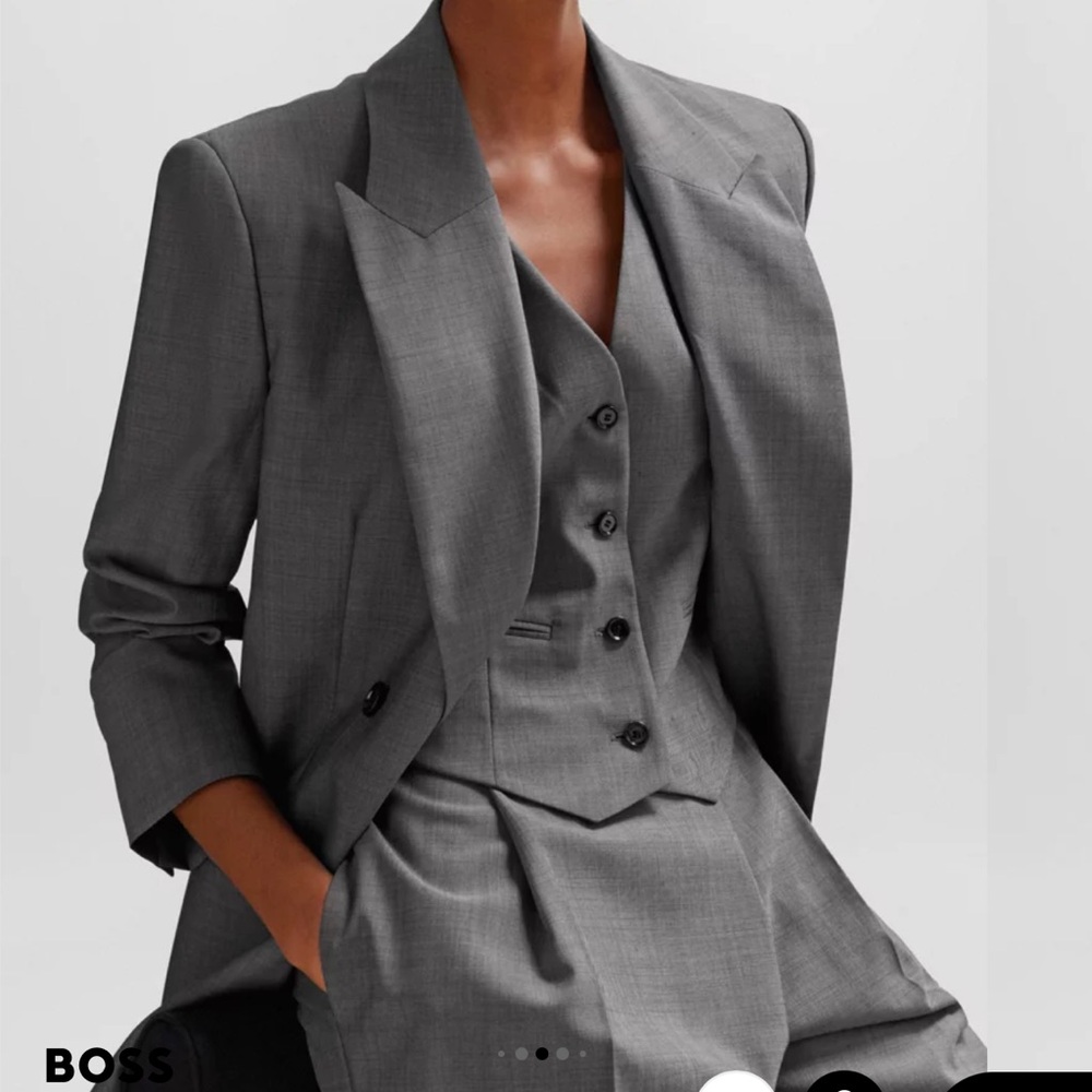BOSS‼️‼️ BOSS
RELAXED-FIT JACKET IN HEAVYWEIGHT
SHARKSKIN ITALIAN WOOL - Picture 8 of 8